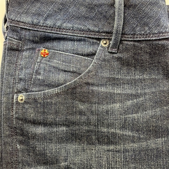 Hudson Collin Flap Skinny Jean Mid Rise Size 30 - Picture 13 of 16